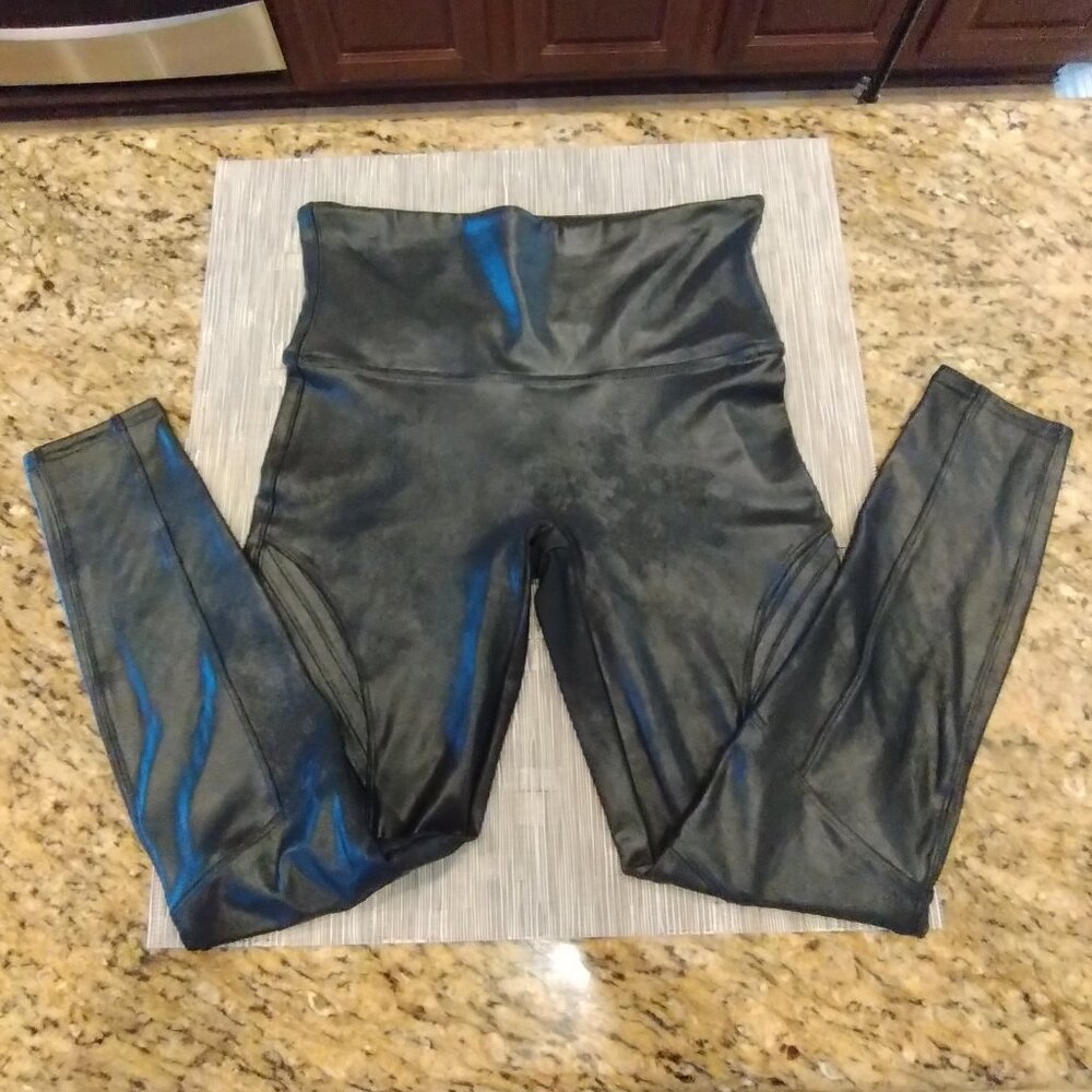 Spanx Moto Leggings Black Size L